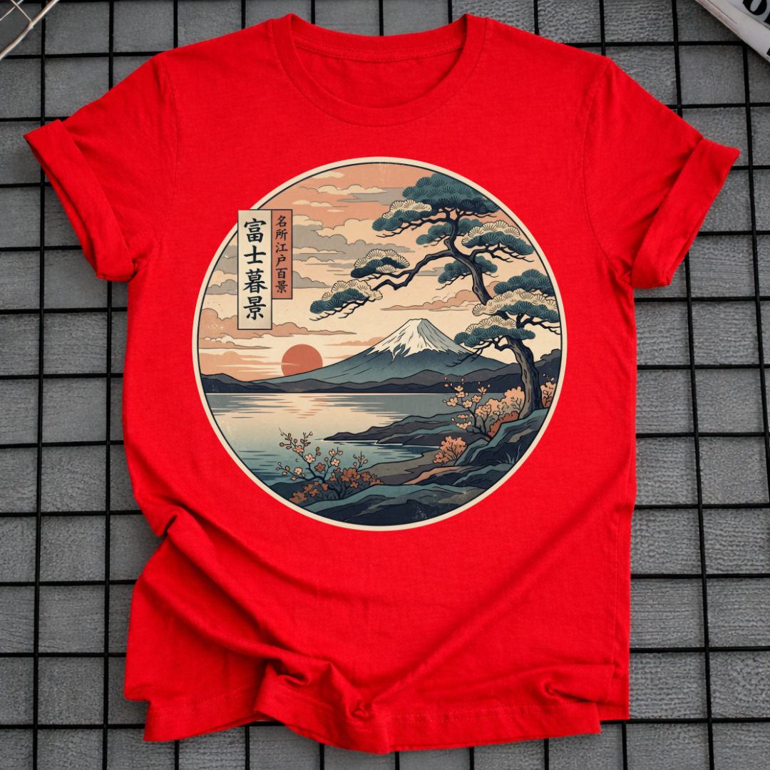 MOUNT FUJI SUNSET T-SHIRT