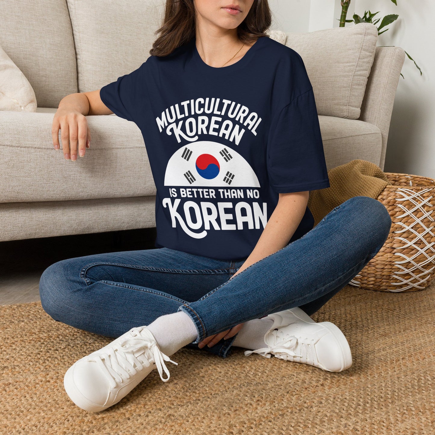 Multicultural Korean T-Shirt — 'Multicultural Korean Is Better Than No Korean' Pride Tee