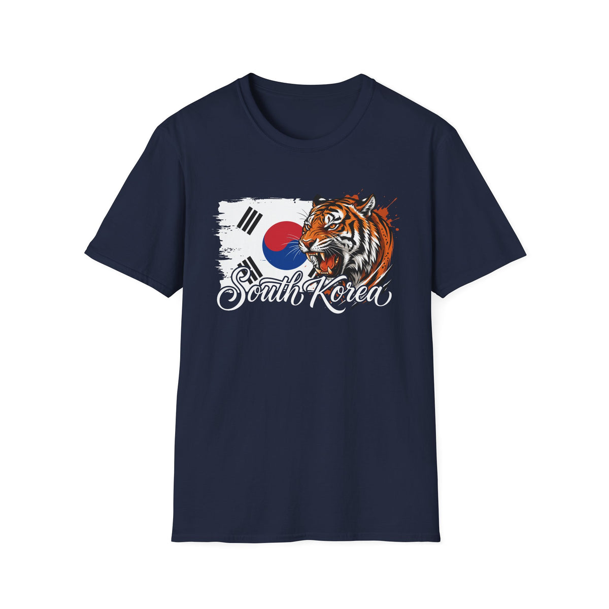 South Korea Tiger T-Shirt — Korean Flag Graphic Tee