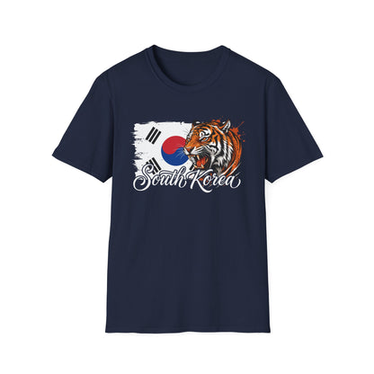 South Korea Tiger T-Shirt — Korean Flag Graphic Tee