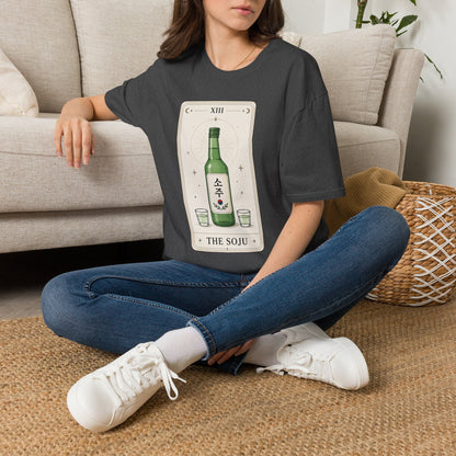 Soju Tarot T-Shirt — Illustrated Bottle 'The Soju' Graphic Tee