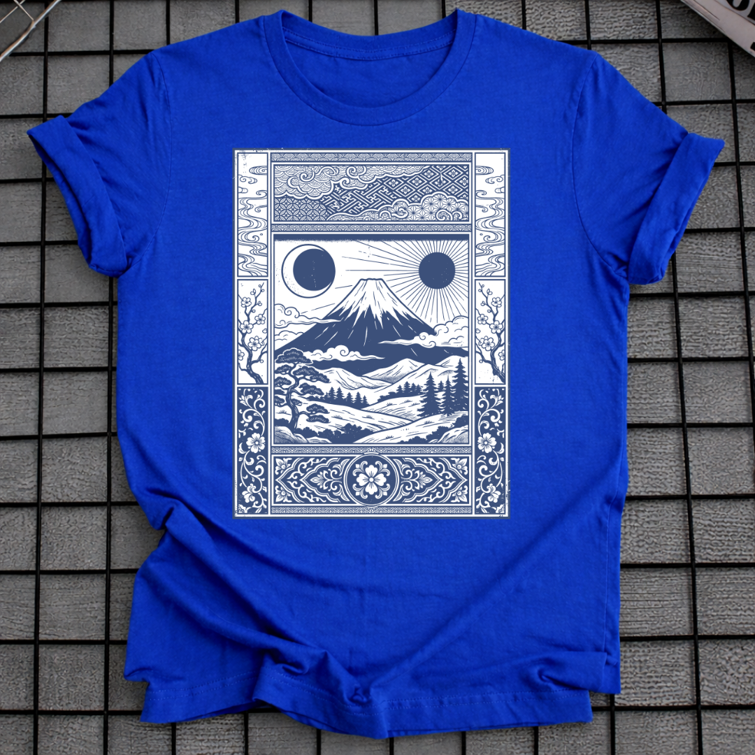 JAPANESE WAVE MOUNT FUJI T-SHIRT