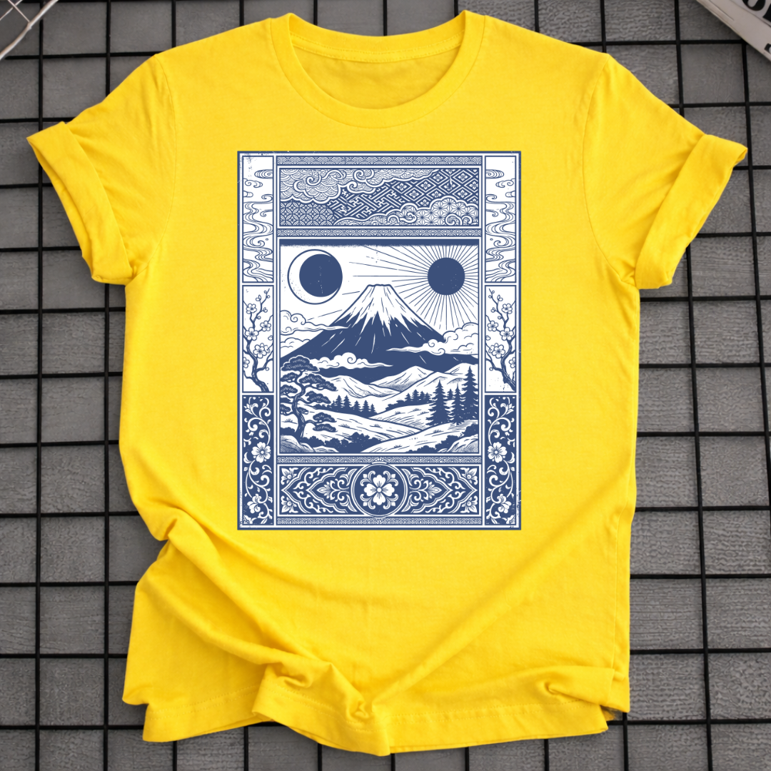 JAPANESE WAVE MOUNT FUJI T-SHIRT