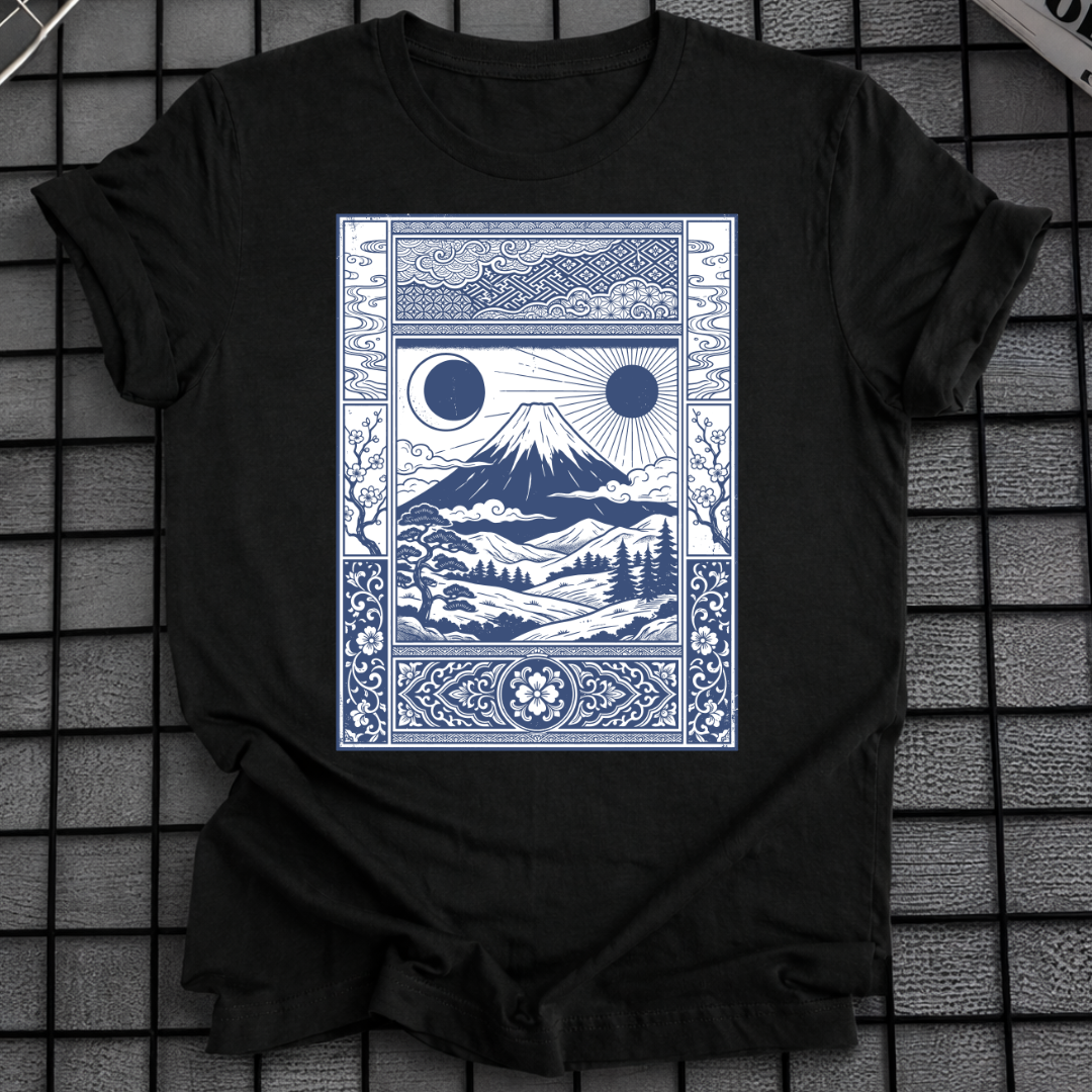 JAPANESE WAVE MOUNT FUJI T-SHIRT