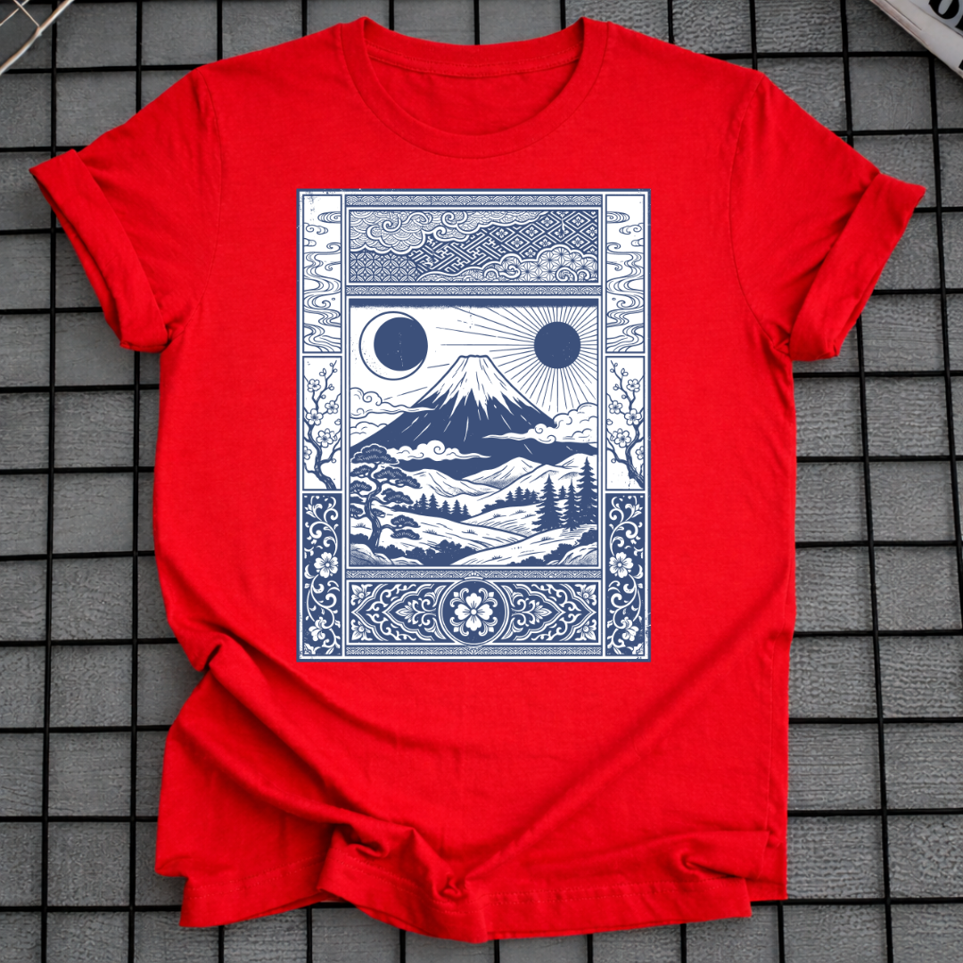 JAPANESE WAVE MOUNT FUJI T-SHIRT