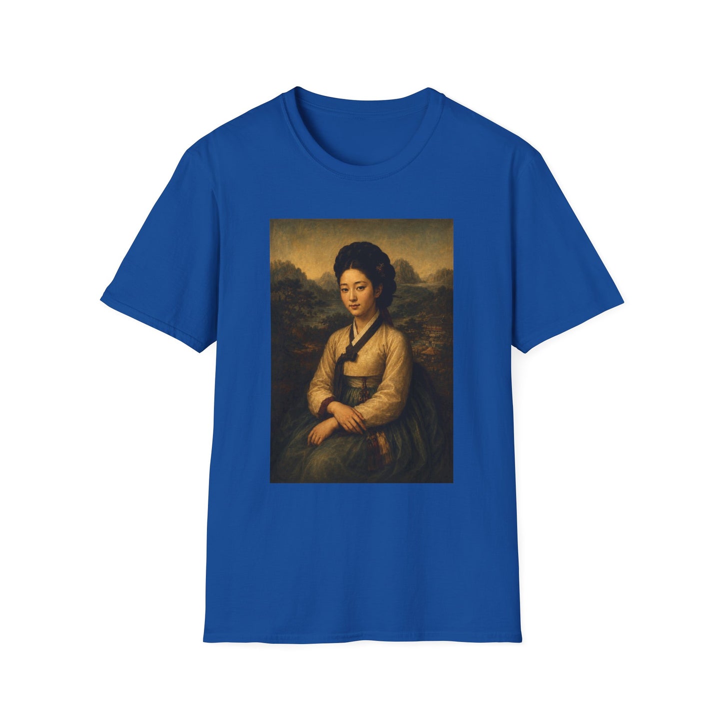 Portrait Tee — Vintage Asian Woman Oil Painting Graphic T-Shirt