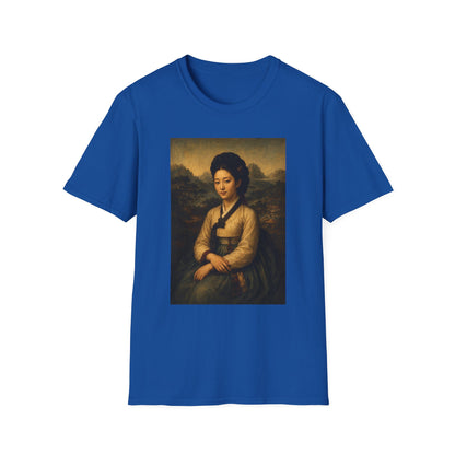 Portrait Tee — Vintage Asian Woman Oil Painting Graphic T-Shirt