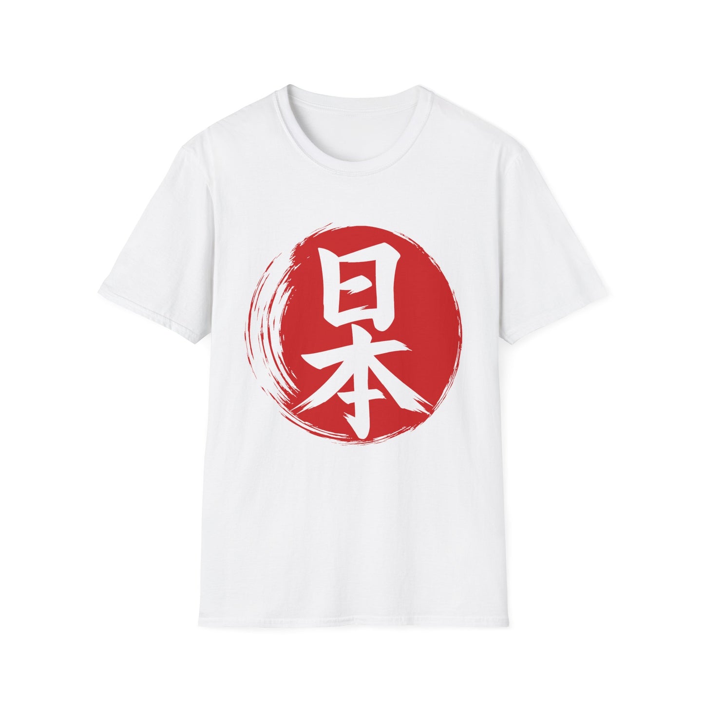 Japan Flag T-Shirt — Red Sun Kanji Graphic Tee