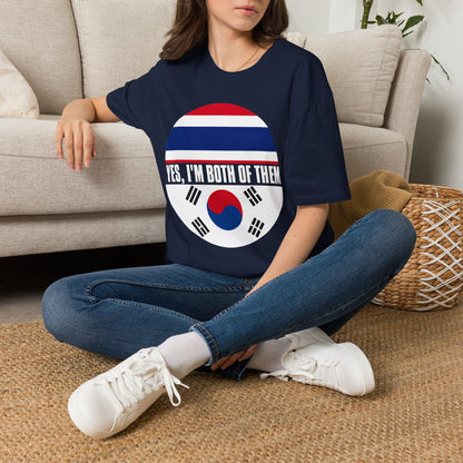 T-Shirt — Yes, I'm Both of Them (Korean-Thai Pride)