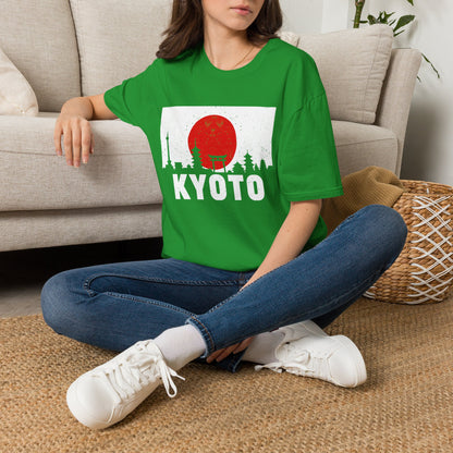Kyoto Skyline T-Shirt — Japanese Rising Sun Graphic Tee