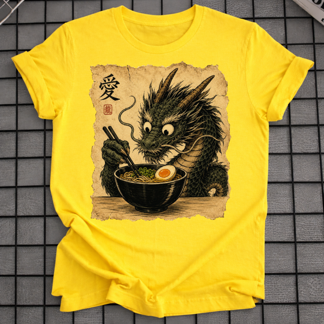 JAPANISCHE DRACHEN-NUDEL-T-SHIRT