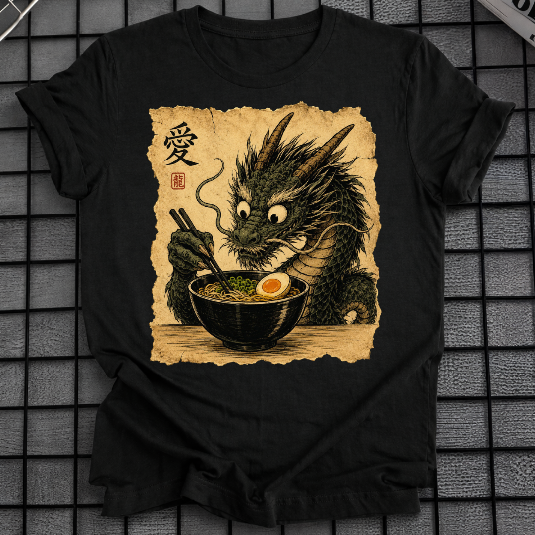 JAPANISCHE DRACHEN-NUDEL-T-SHIRT