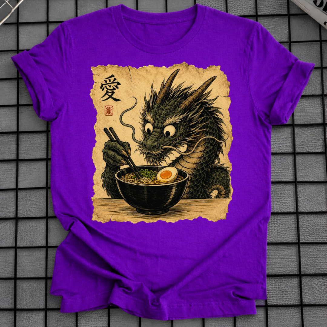 JAPANISCHE DRACHEN-NUDEL-T-SHIRT