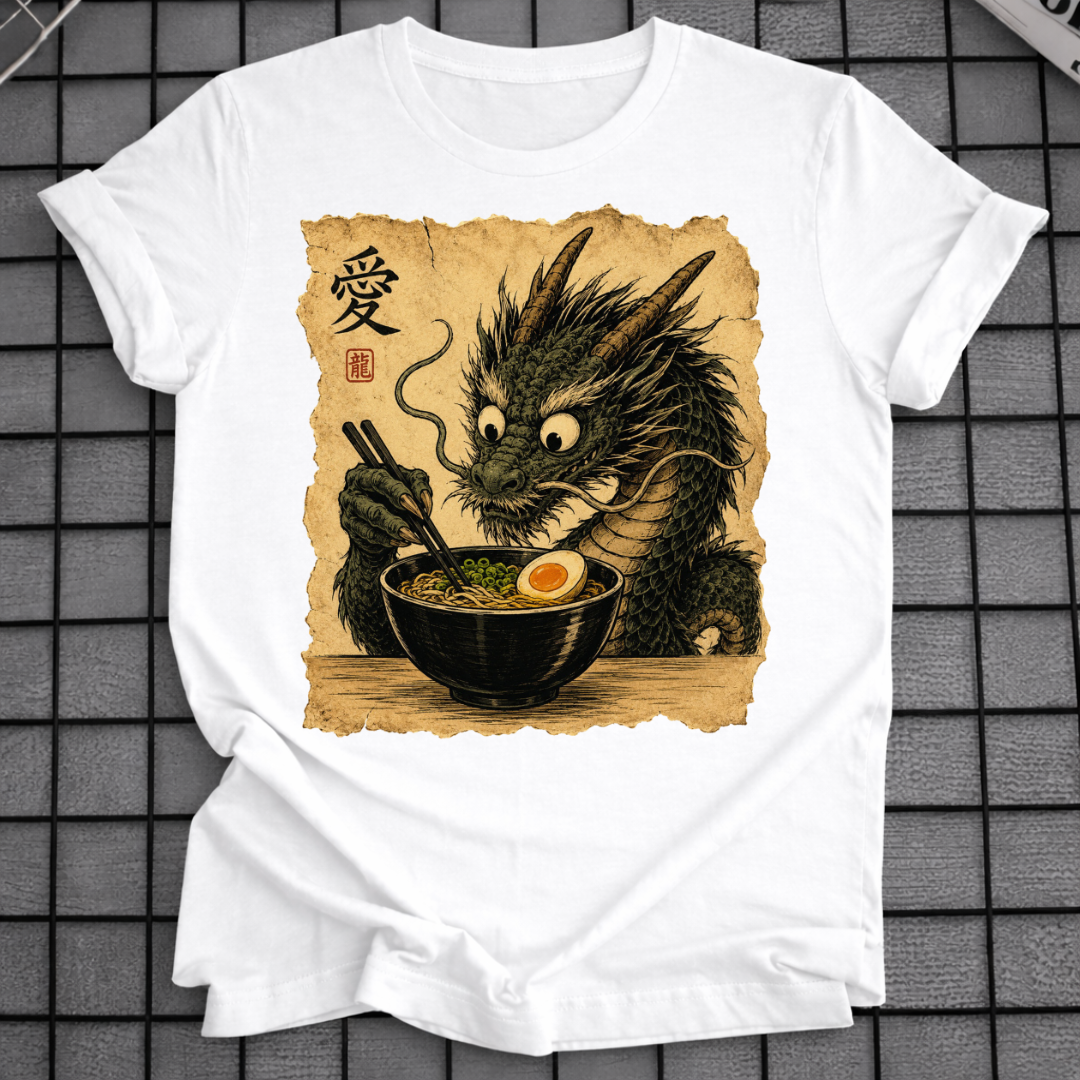 JAPANISCHE DRACHEN-NUDEL-T-SHIRT