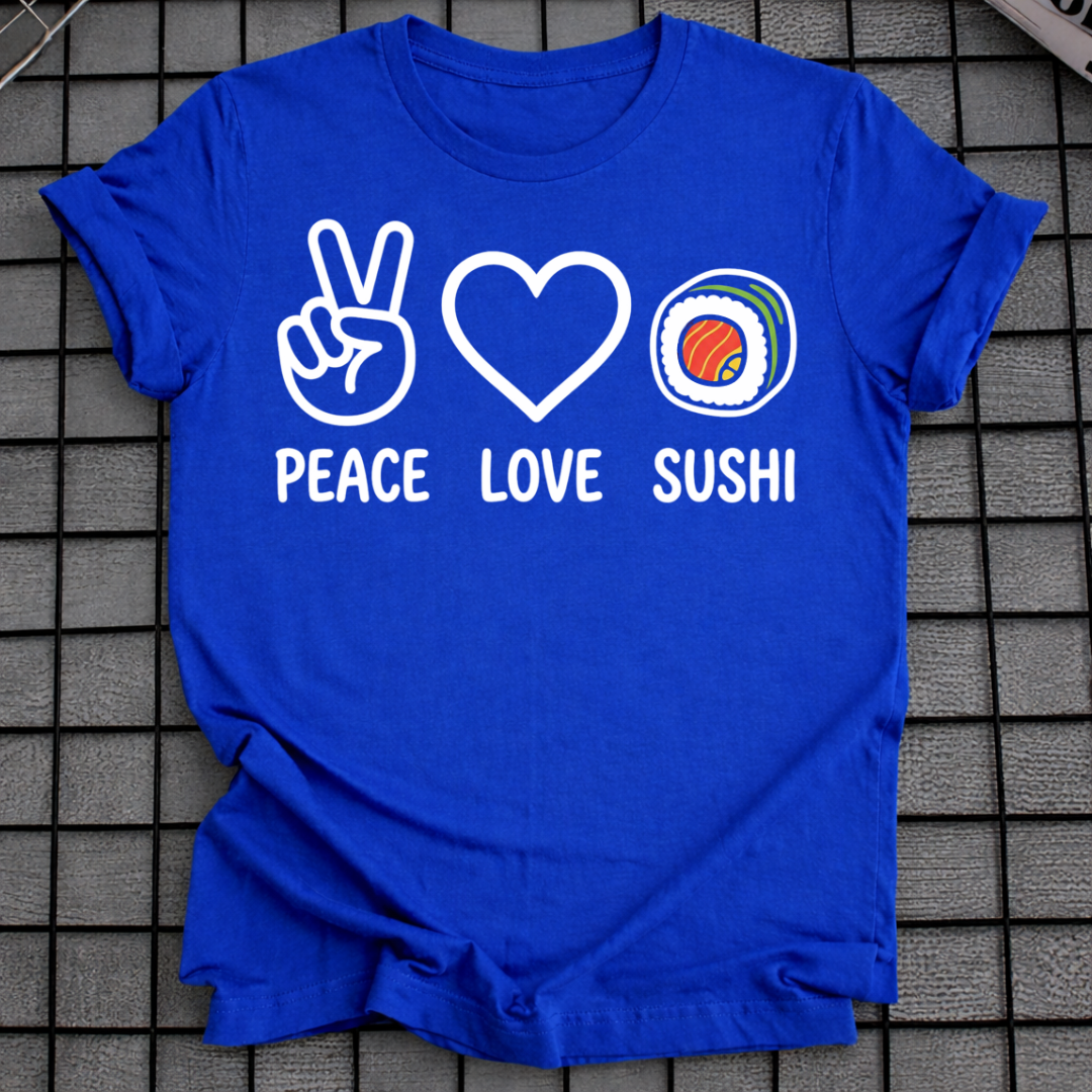 FRIEDE LIEBE SUSHI T-SHIRT