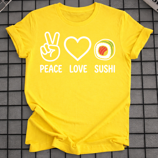 FRIEDE LIEBE SUSHI T-SHIRT
