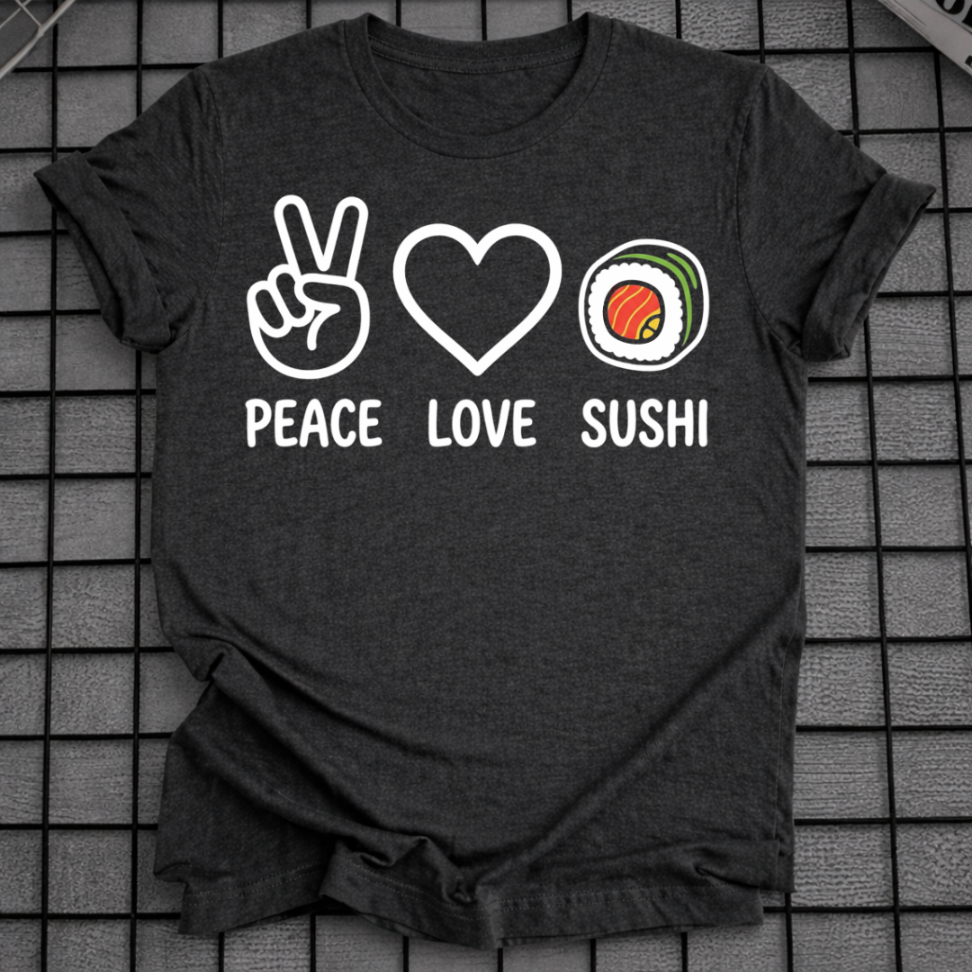 FRIEDE LIEBE SUSHI T-SHIRT