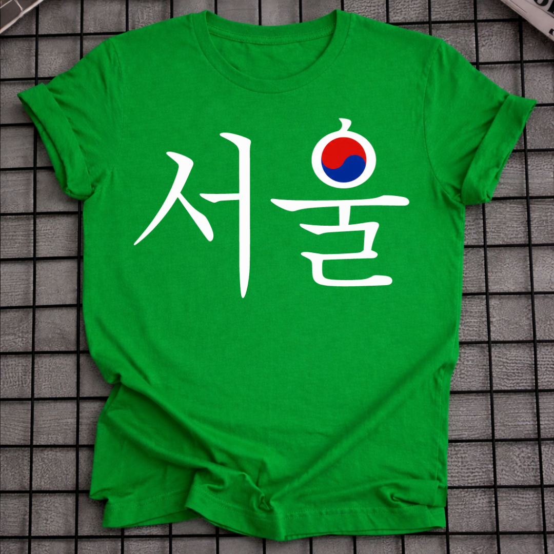 SEOUL KOREANISCHE SCHRIFT T-SHIRT