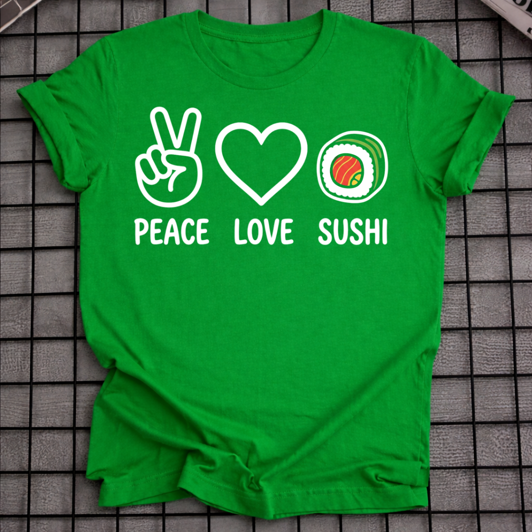 FRIEDE LIEBE SUSHI T-SHIRT