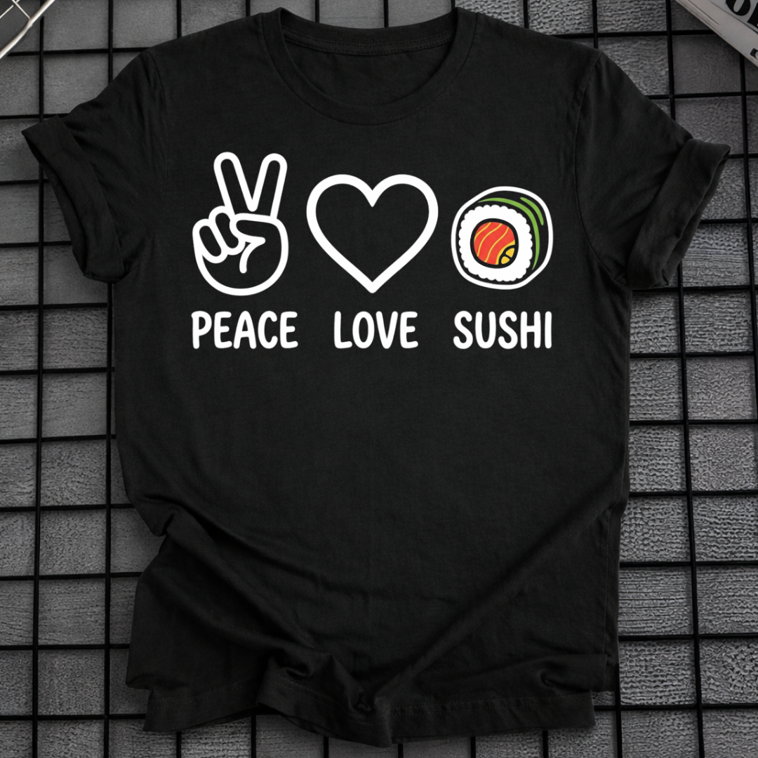 FRIEDE LIEBE SUSHI T-SHIRT