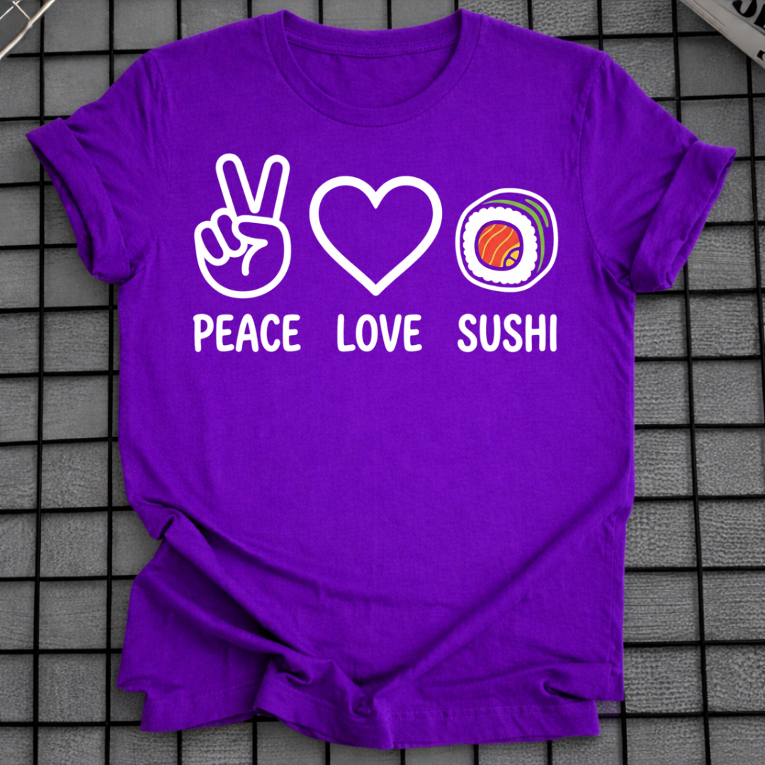 FRIEDE LIEBE SUSHI T-SHIRT