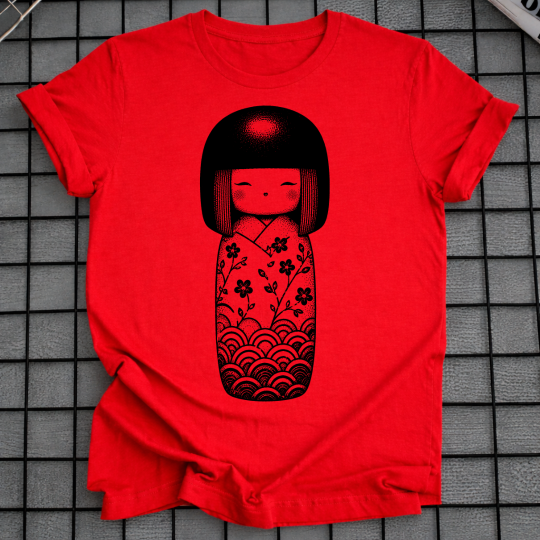 KOKESHI-PUPPEN-T-SHIRT