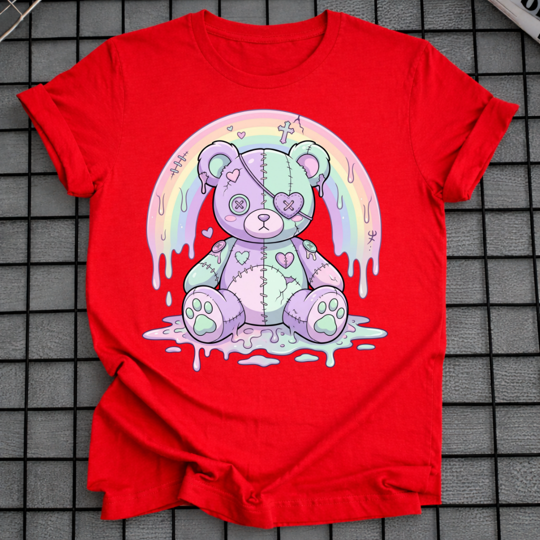 PASTEL GOTH TEDDYBÄR T-SHIRT