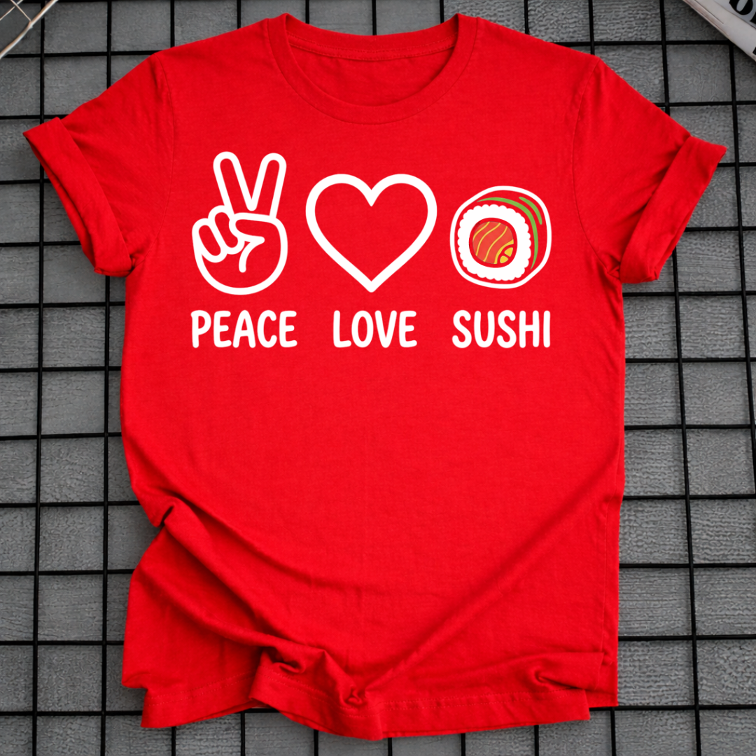 FRIEDE LIEBE SUSHI T-SHIRT