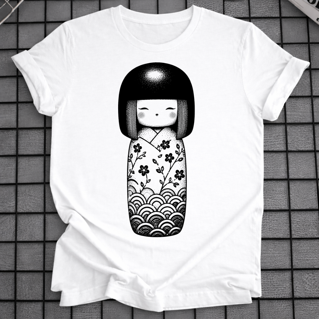 KOKESHI-PUPPEN-T-SHIRT