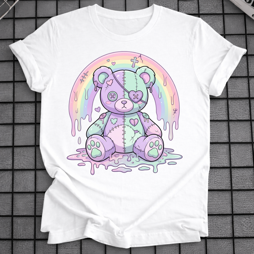 PASTEL GOTH TEDDYBÄR T-SHIRT