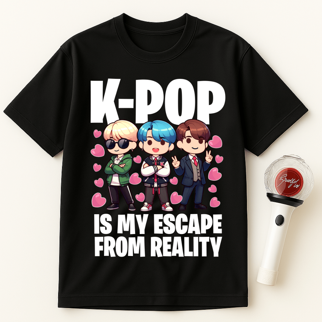 K-POP IS MY ESCAPE FROM REALITY UNISEX T-SHIRT