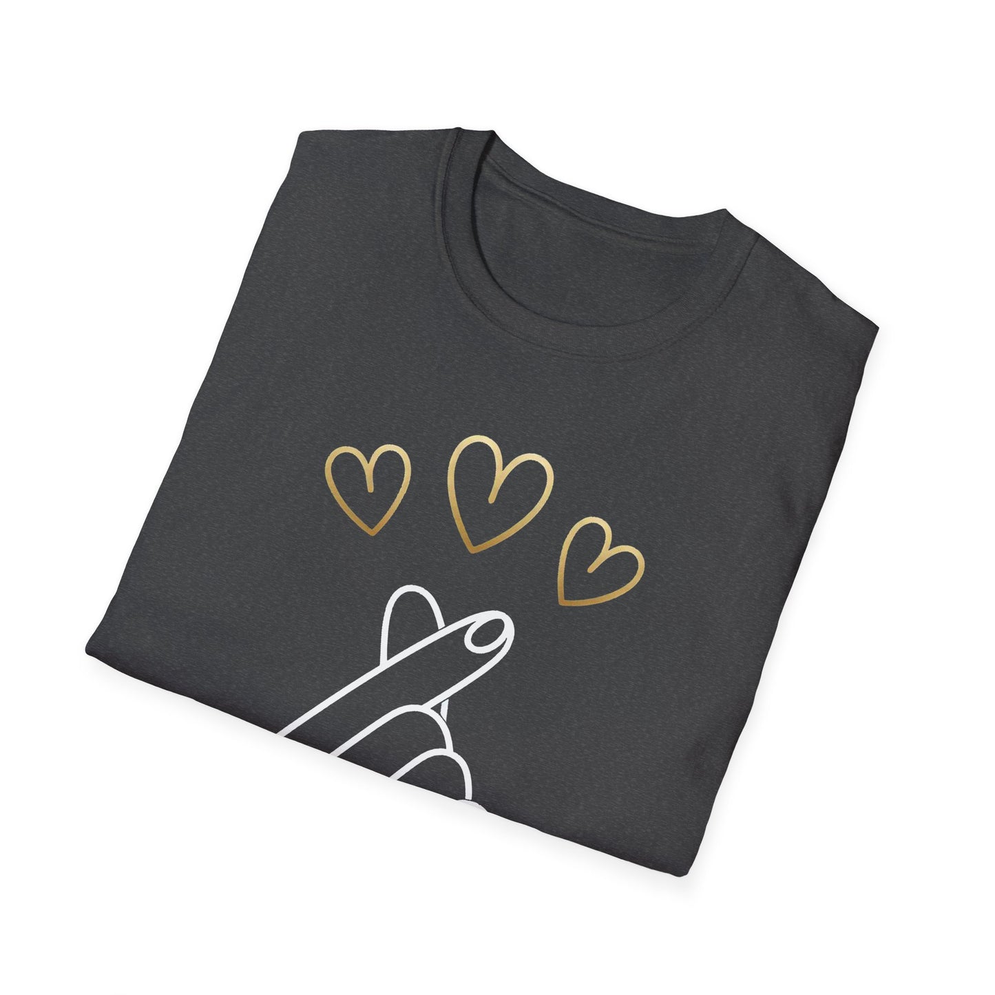 Heartfelt Gesture Unisex Softstyle T-Shirt - Cute Love Design