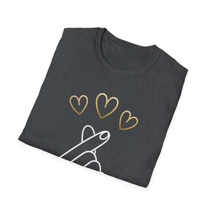 Heartfelt Gesture Unisex Softstyle T-Shirt - Cute Love Design
