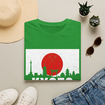 Kyoto Skyline T-Shirt — Japanese Rising Sun Graphic Tee