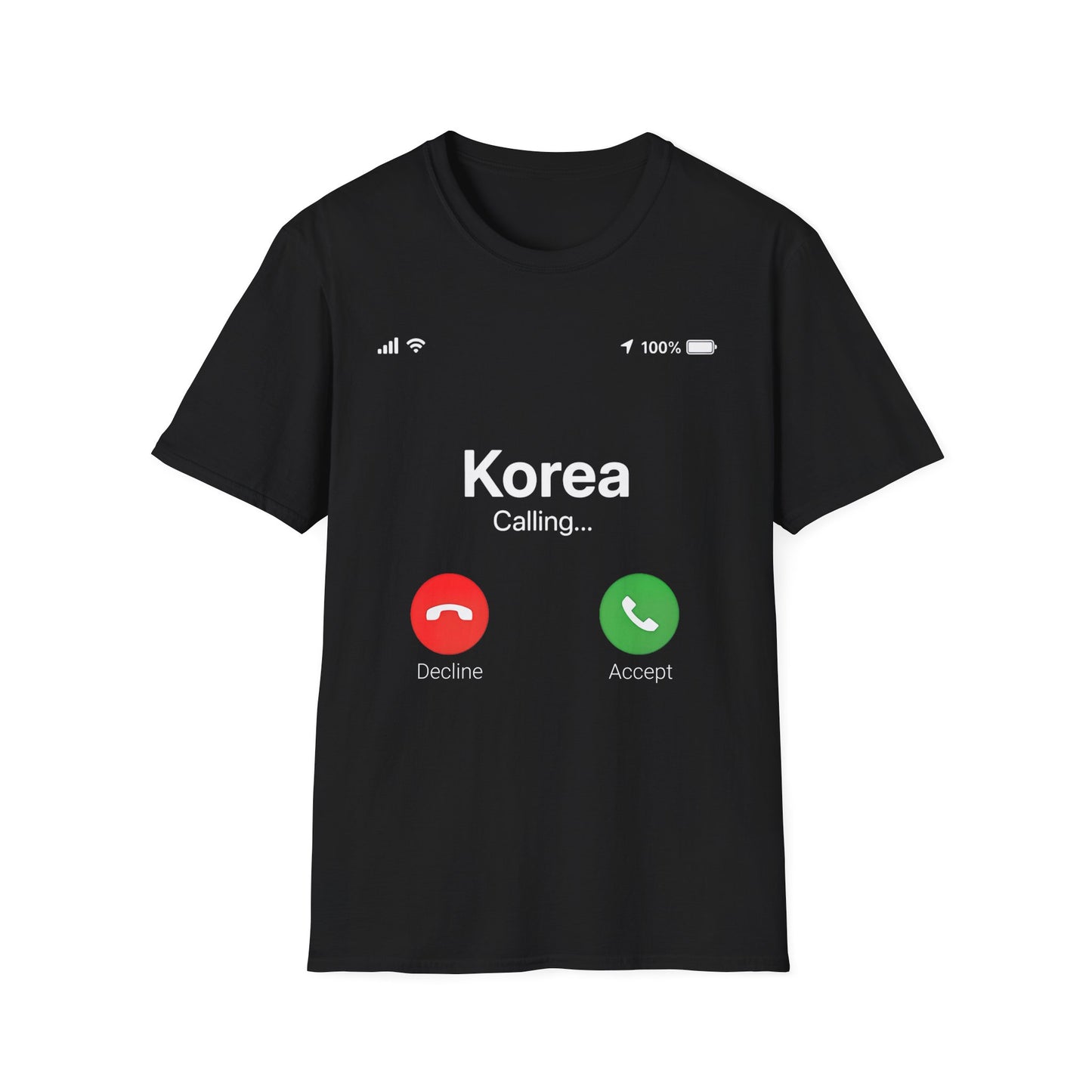 Korea Calling T-Shirt — Travel & Korea Lover Graphic Tee