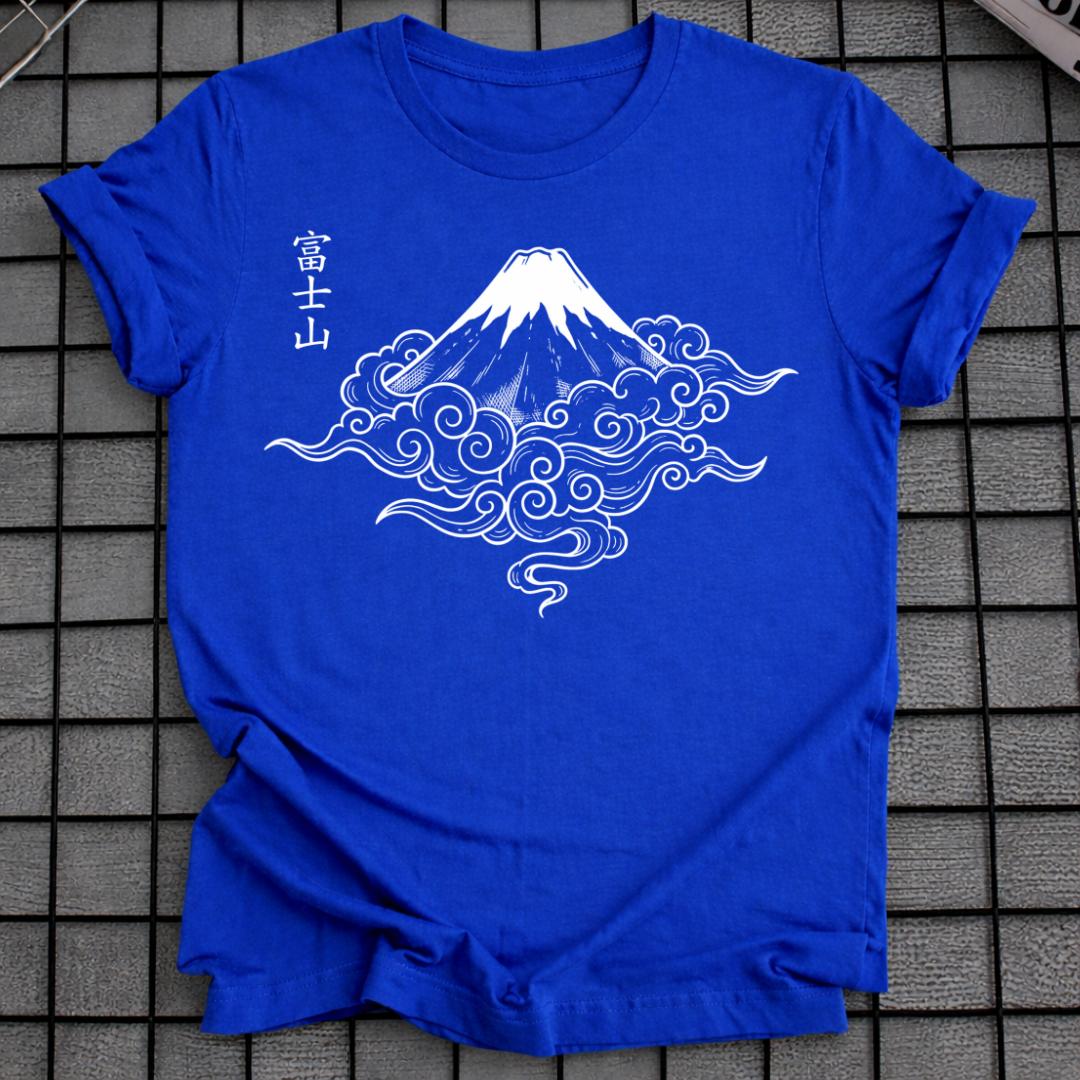 JAPANESE KANJI FUJI MOUNTAIN T-SHIRT