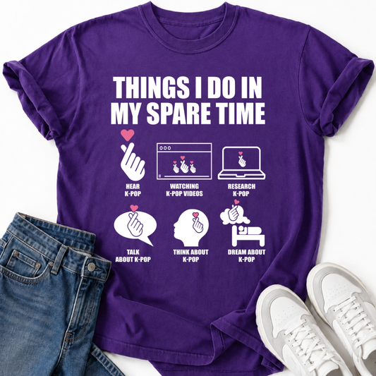 K-POP FAN HOBBIES T-SHIRT