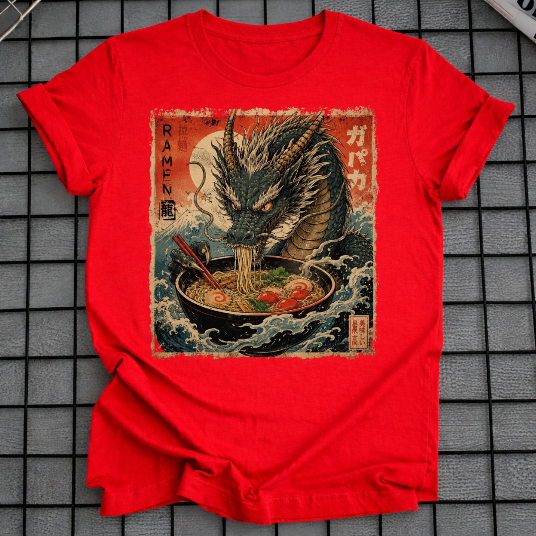 JAPANISCHES DRACHEN RAMEN T-SHIRT