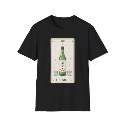 Soju Tarot T-Shirt — Illustrated Bottle 'The Soju' Graphic Tee