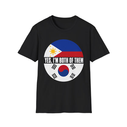 T-Shirt — Yes, I'm Both of Them (Philippines & South Korea)