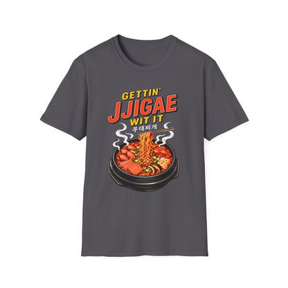 T-Shirt — "Gettin' Jjigae Wit It" Korean Stew Graphic Tee