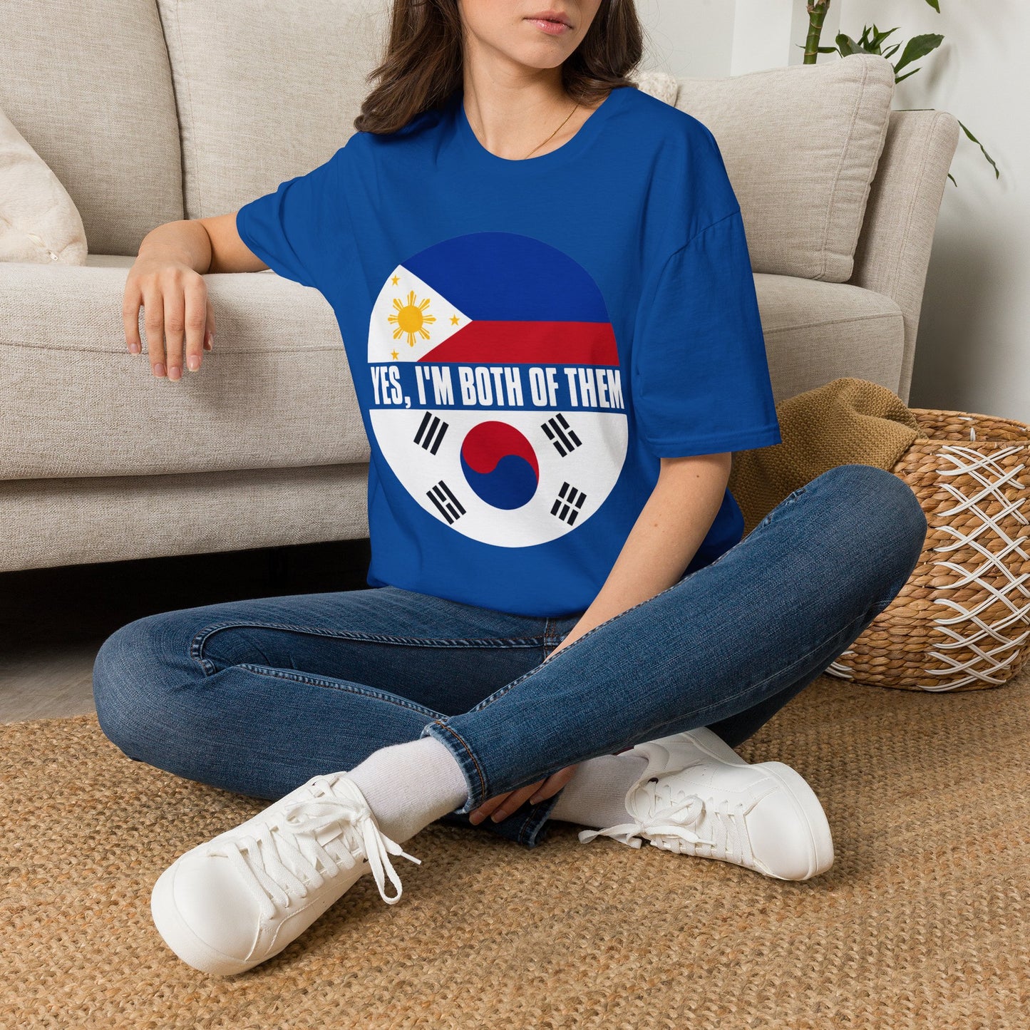 T-Shirt — Yes, I'm Both of Them (Philippines & South Korea)