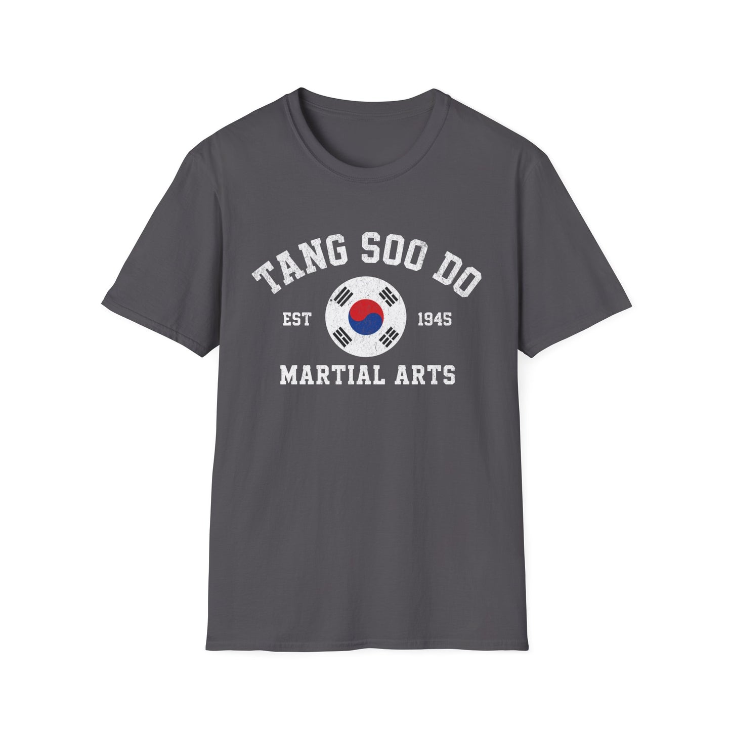 Tang Soo Do Martial Arts T-Shirt – Korean Flag Tae Kwon Do Training Tee (Est. 1945)