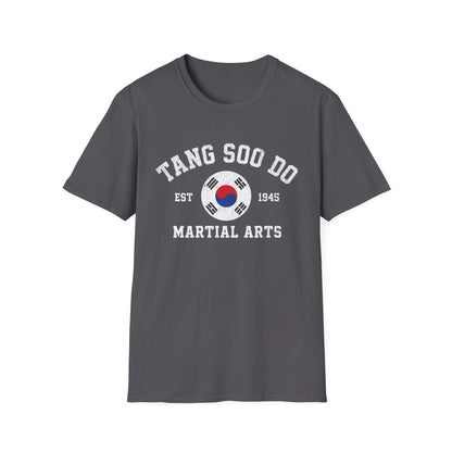 Tang Soo Do Martial Arts T-Shirt – Korean Flag Tae Kwon Do Training Tee (Est. 1945)