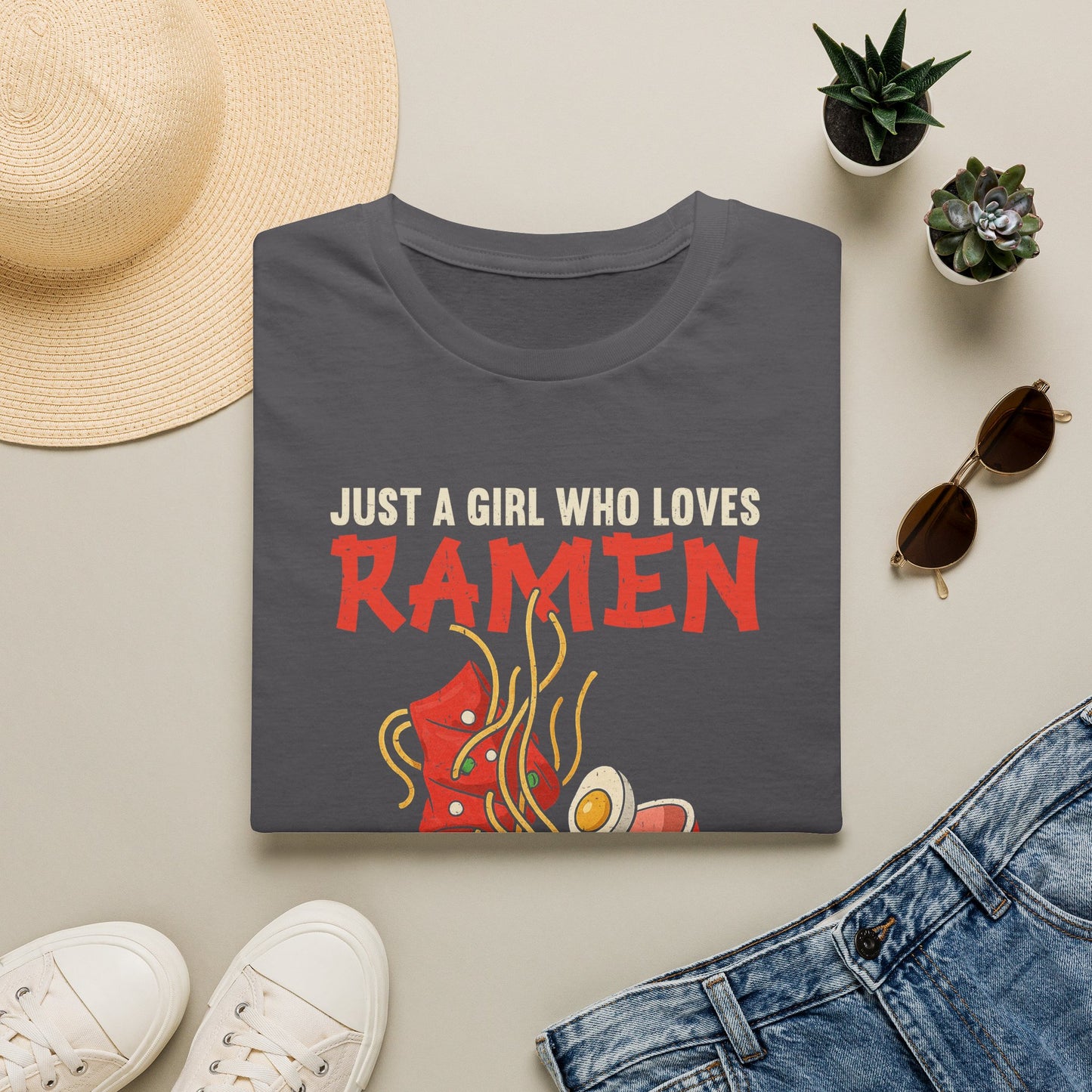 Ramen & K-Pop T-Shirt, Fun Graphic Tee for Foodies, Anime Lovers, Unique Gift for Birthdays, Casual Wear, Pop Culture Apparel