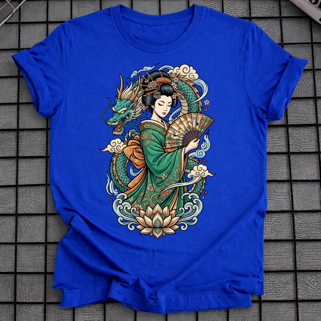 GEISHA & DRAGON T-SHIRT