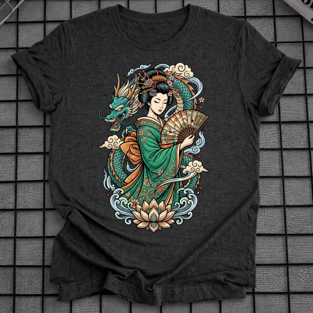 GEISHA & DRAGON T-SHIRT