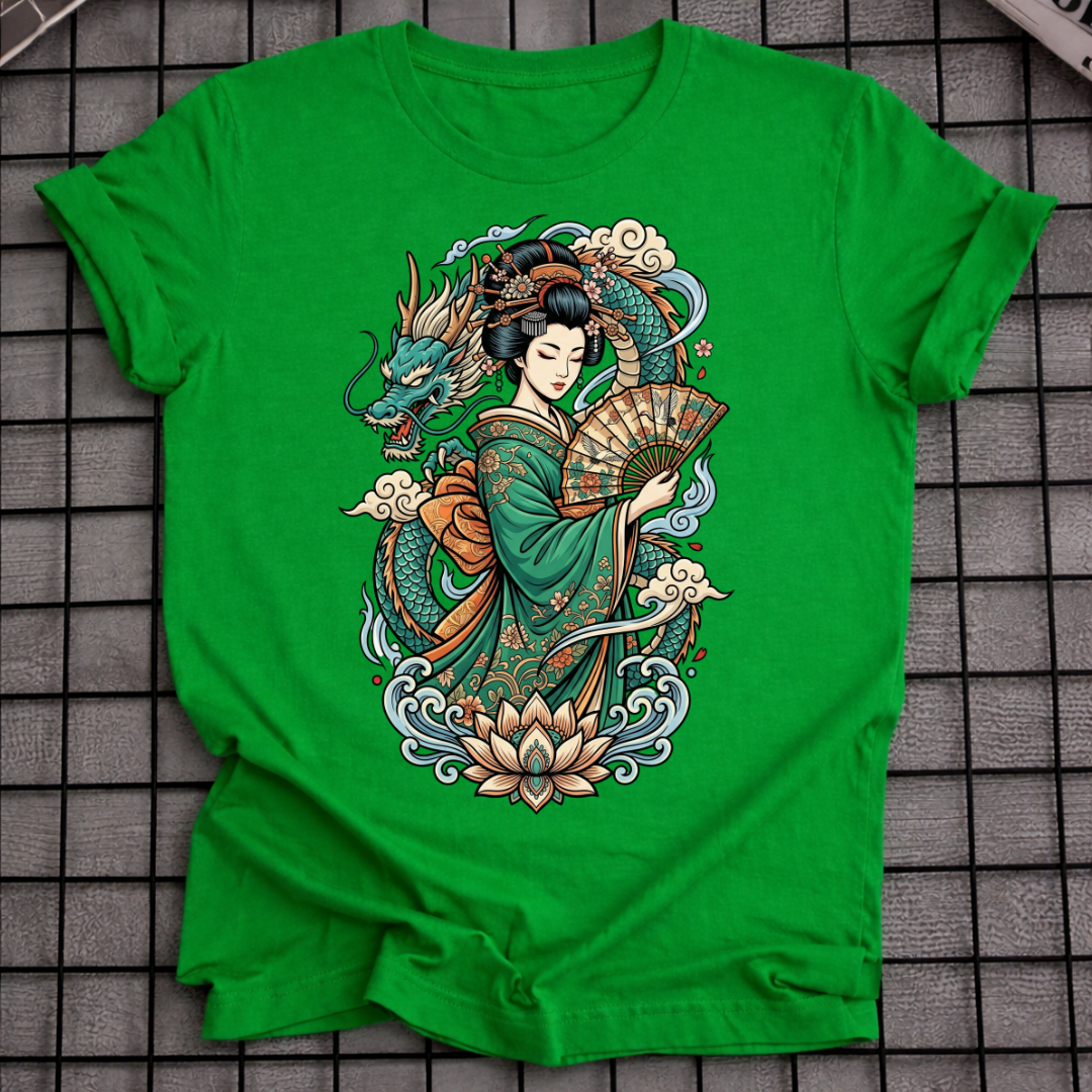 GEISHA & DRAGON T-SHIRT