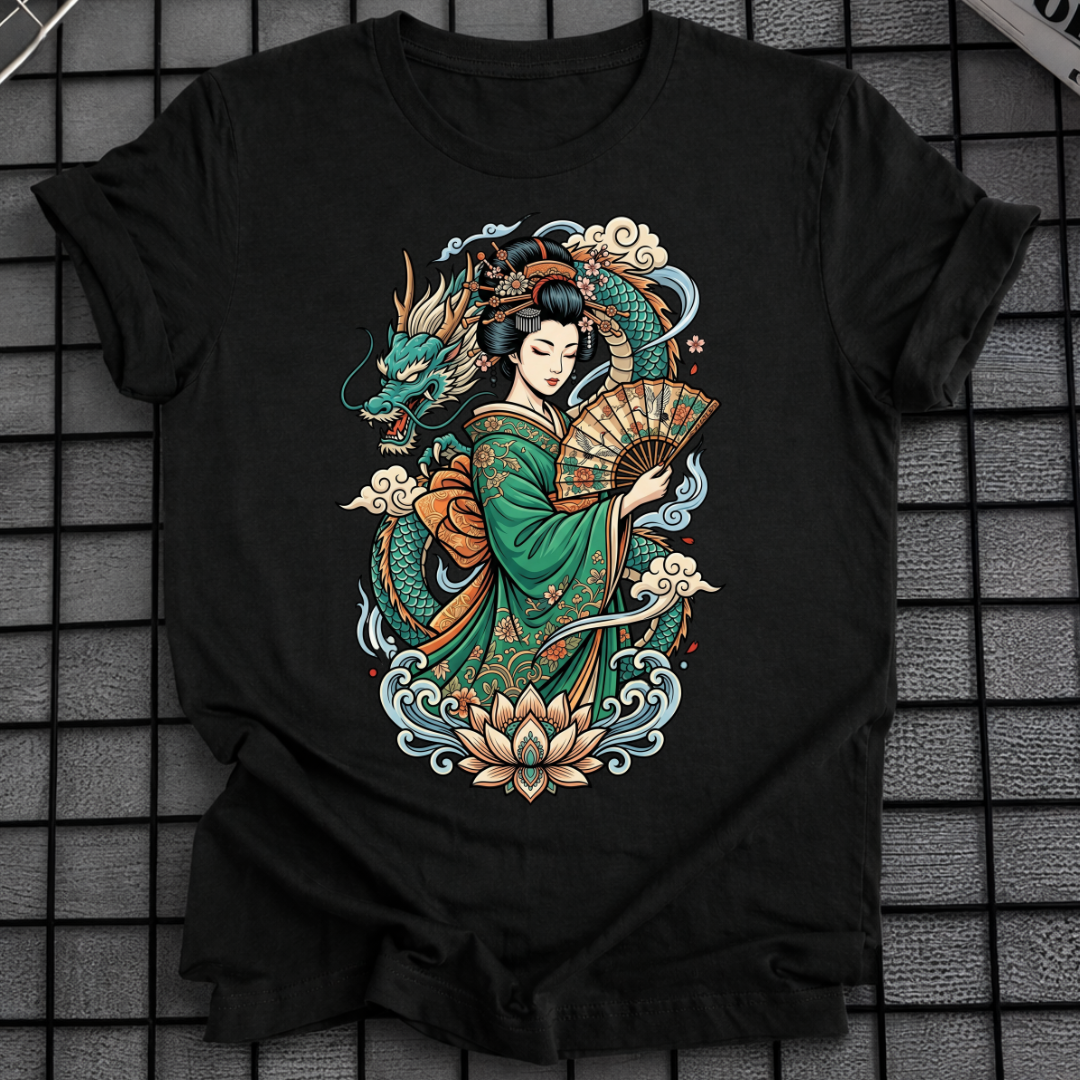 GEISHA & DRAGON T-SHIRT