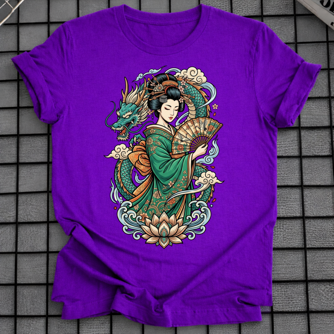 GEISHA & DRAGON T-SHIRT